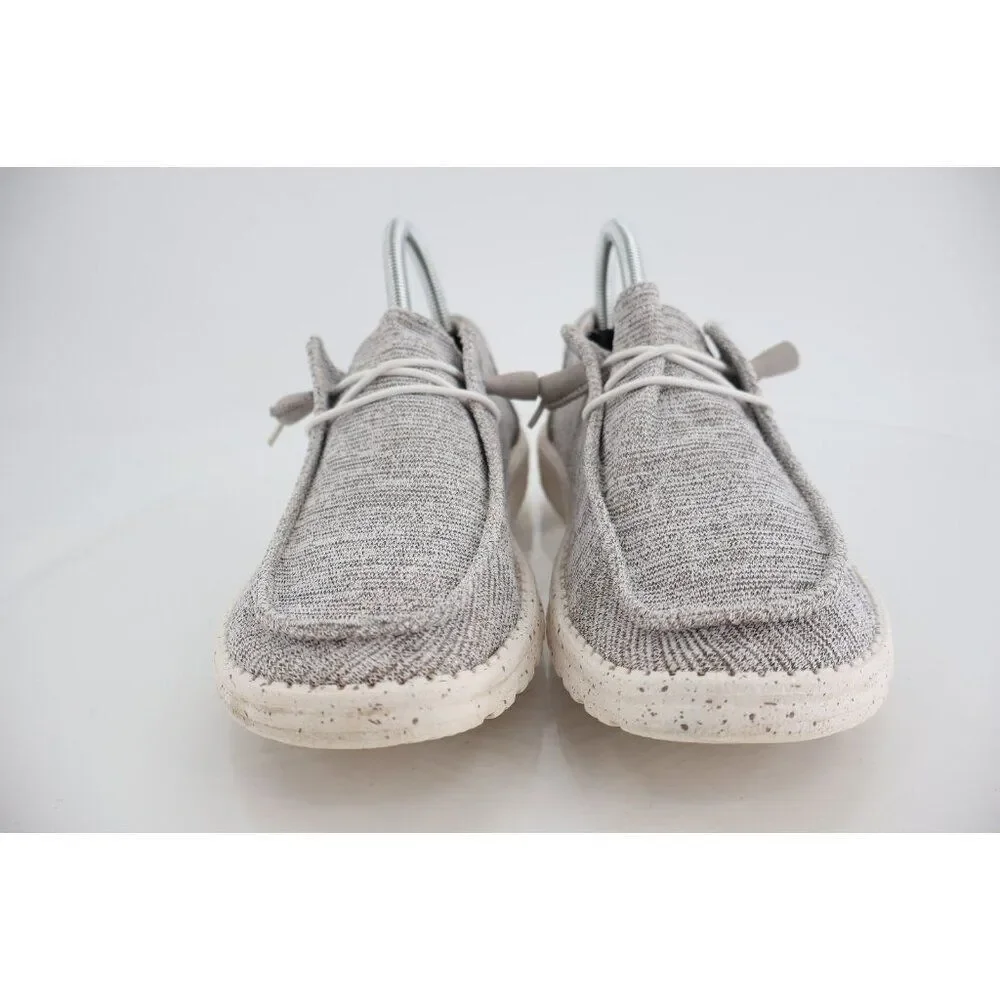 Hey Dude Wendy Size 9 Women’s Slip On Shoes Comfy Stretch Cloud Gray